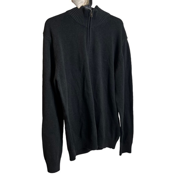 Rodd & Gunn 1/4 zip knit cotton sweater Mens size medium Granite dark gray - Picture 2 of 8